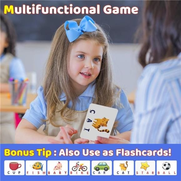 Educational Toys for 3 4 5 Year Old Boys Gift,Matching Letter Game Preschool Toy - Picture 13 of 14
